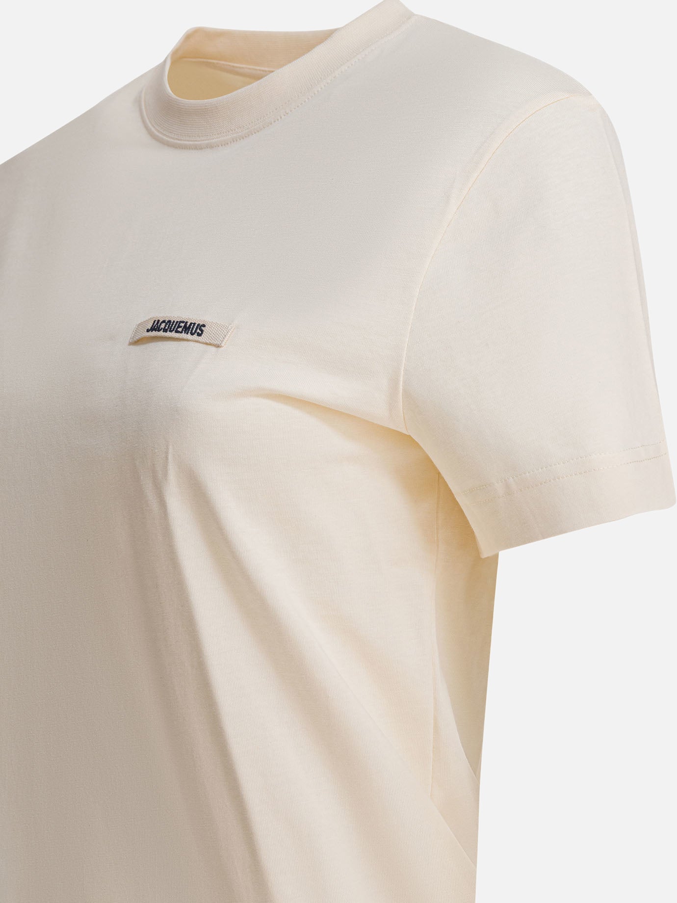 Crewneck t-shirts Logo  Beige - Jacquemus Women | PDP | VIETTI Online Store | thumbnail_4
