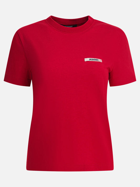 Crewneck t-shirts Logo  Red - Jacquemus Women | PDP | VIETTI Online Store 
