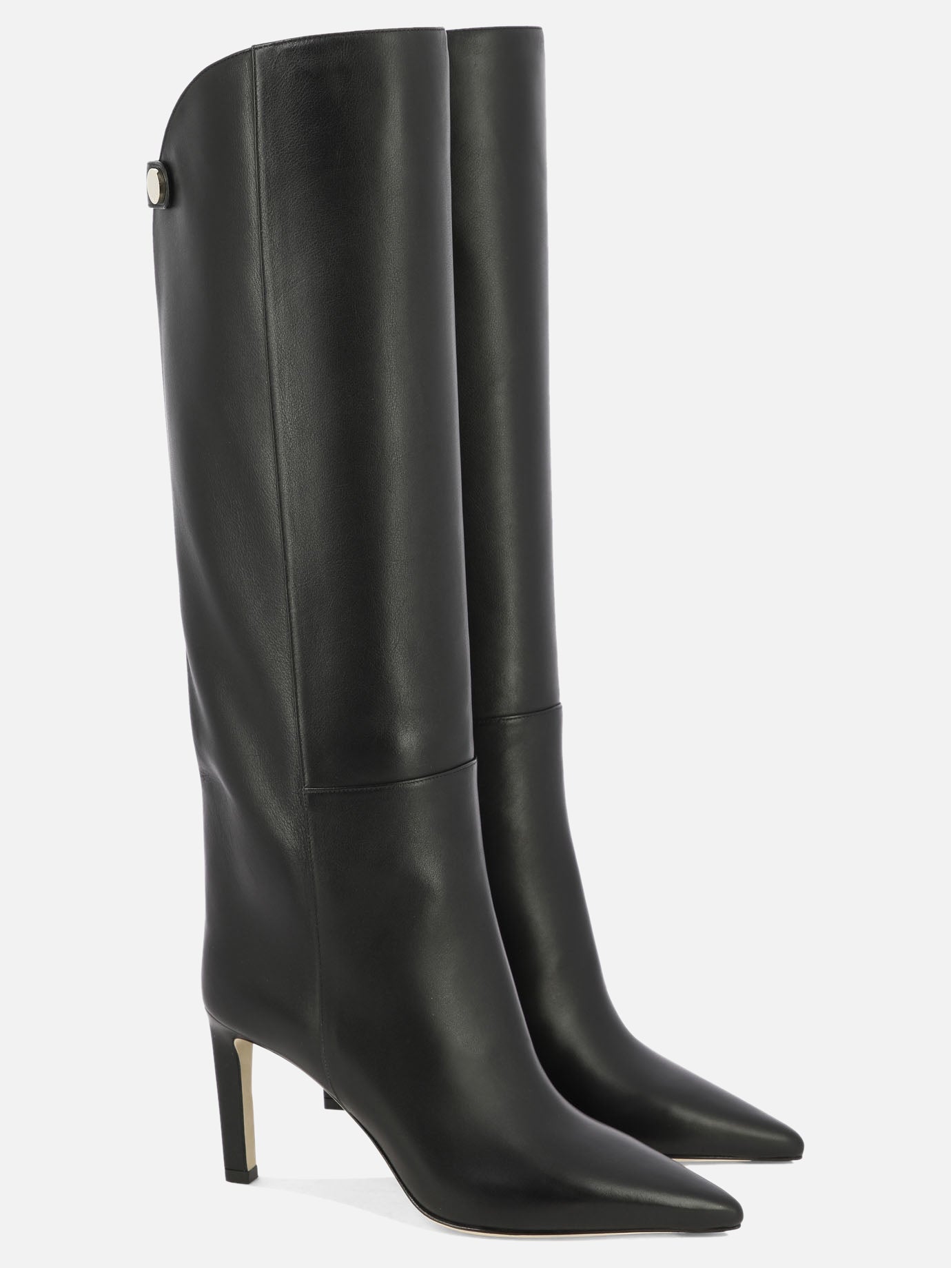 Knee-high 100% calf - 95% calf 5% rubber  Black - Jimmy Choo Women | PDP | VIETTI Online Store | Zoom-Modal_2

