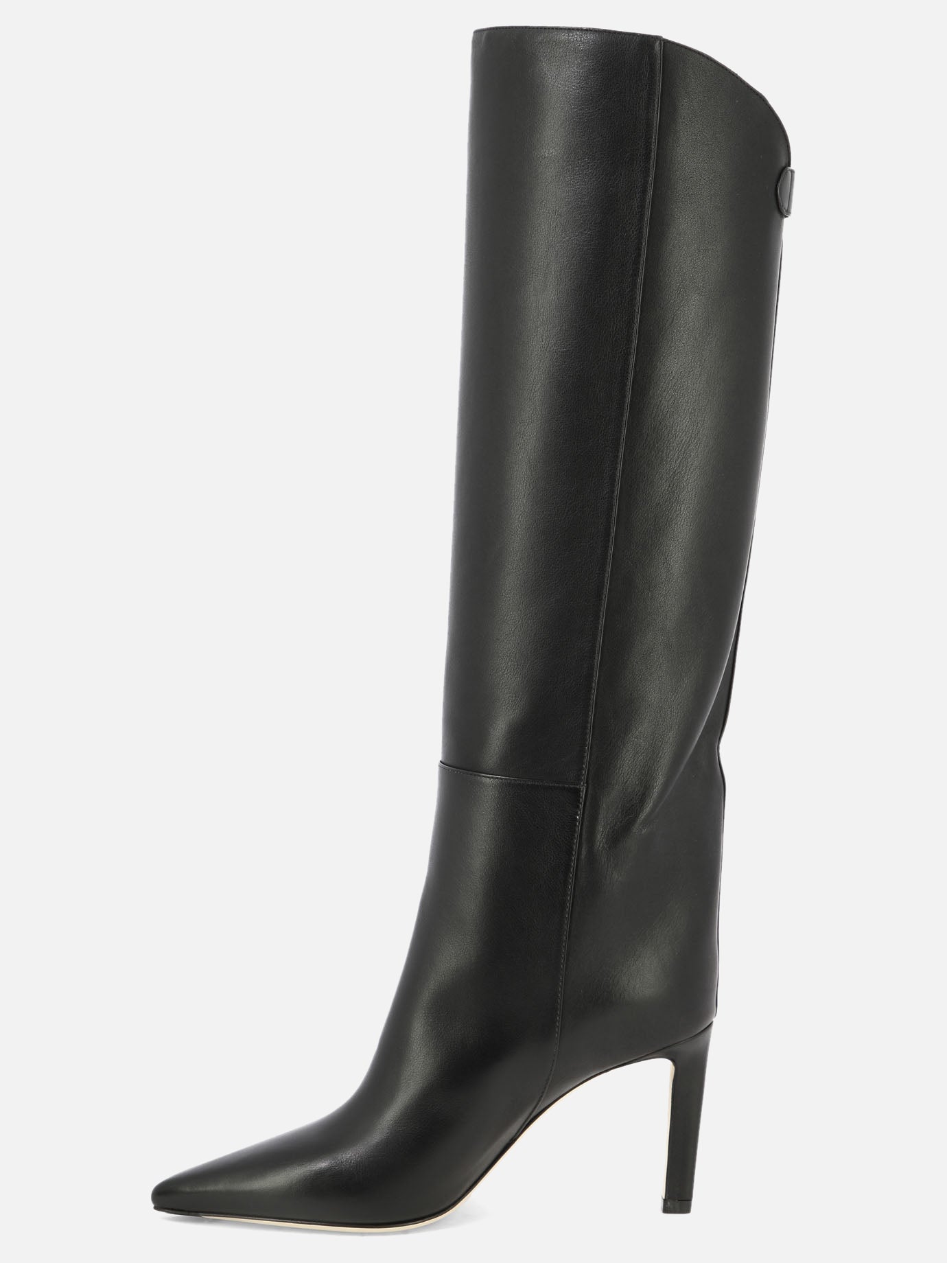 Knee-high 100% calf - 95% calf 5% rubber  Black - Jimmy Choo Women | PDP | VIETTI Online Store | thumbnail_3