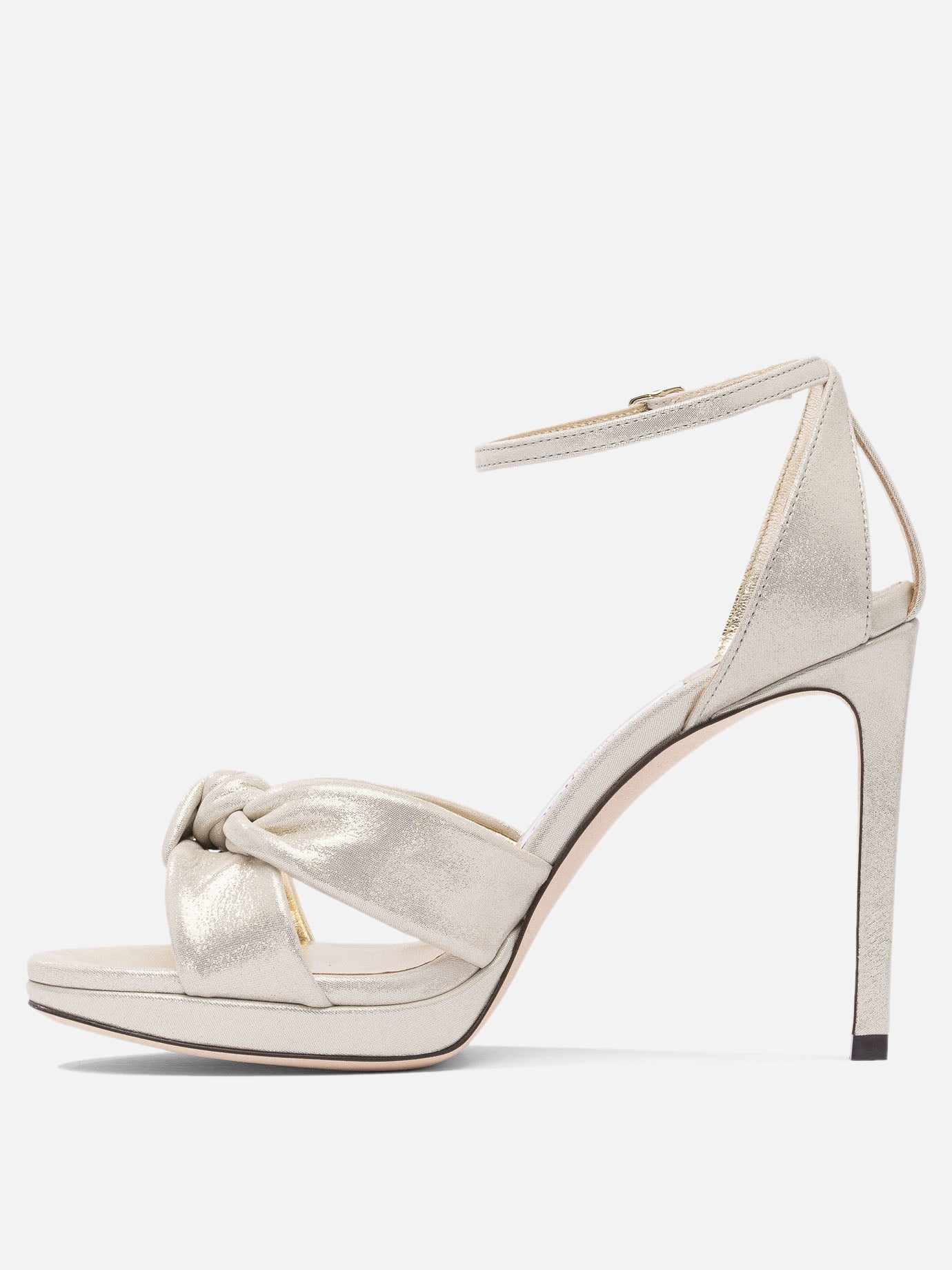 Heeled sandals 100% calf - 100% calf  Gold - Jimmy Choo Women | PDP | VIETTI Online Store | thumbnail_3