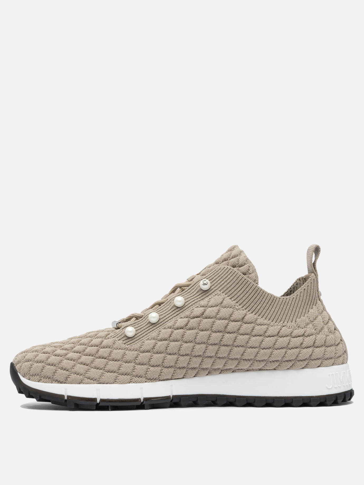 Low top sneakers 100% textile - 100% rubber  Grey - Jimmy Choo Women | PDP | VIETTI Online Store | thumbnail_3