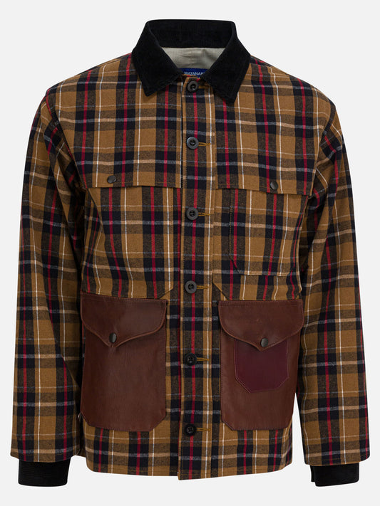 Quilted & Utility Jackets Check  Brown - Junya Watanabe MAN Men | PDP | VIETTI Online Store 
