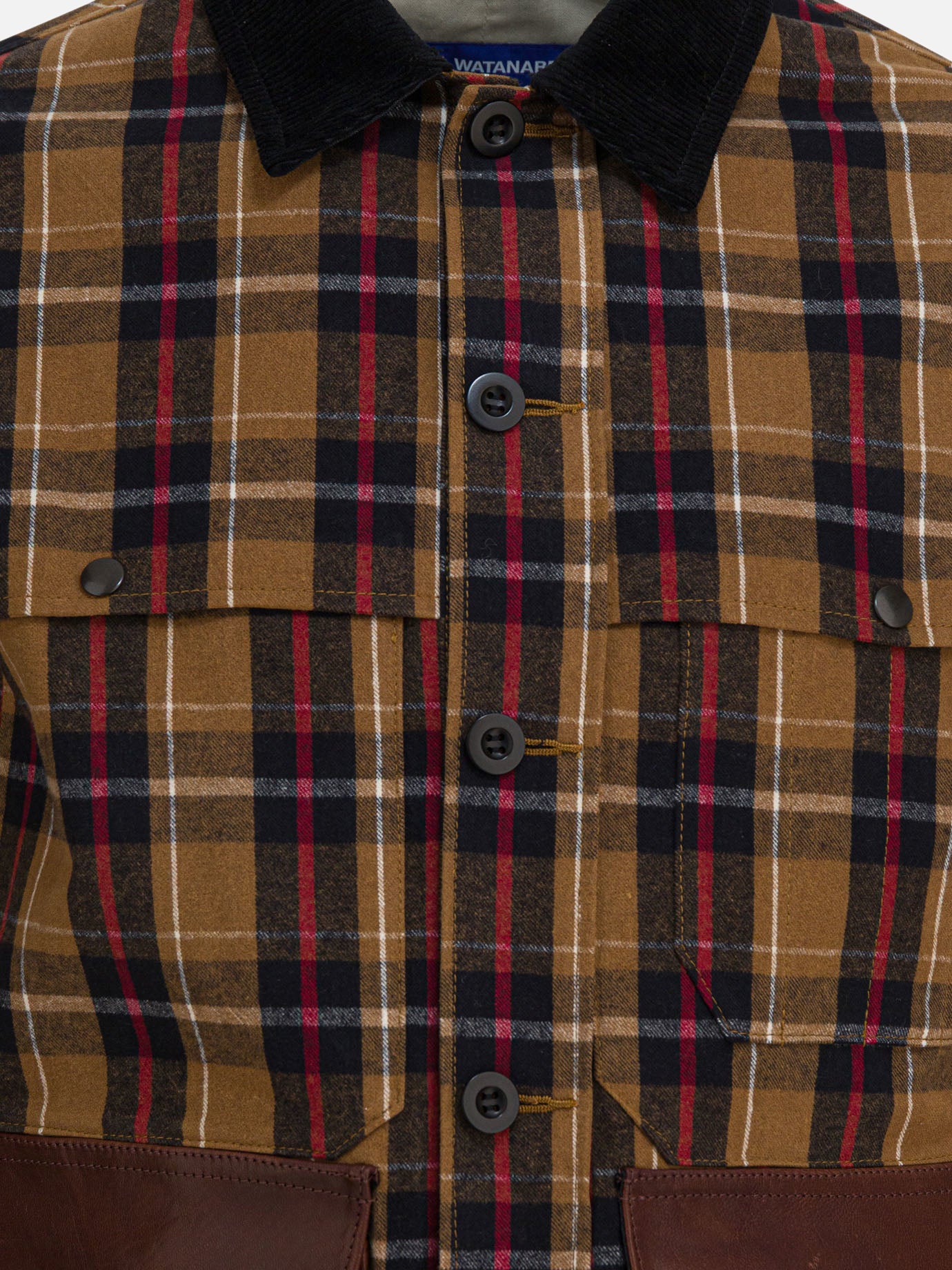 Quilted & Utility Jackets Check  Brown - Junya Watanabe MAN Men | PDP | VIETTI Online Store | thumbnail_3