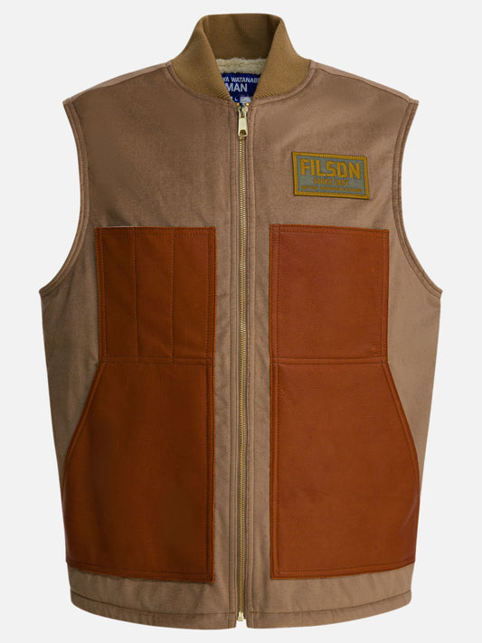 Vest jackets Logo  Brown - Junya Watanabe MAN Men | PDP | VIETTI Online Store 
