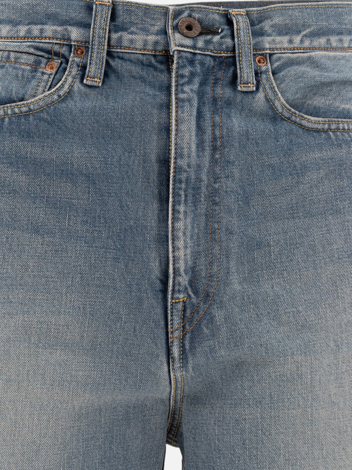 Five pockets shorts Solid colour  Light blue - KAPITAL Men | PDP | VIETTI Online Store | Zoom-Modal_3
