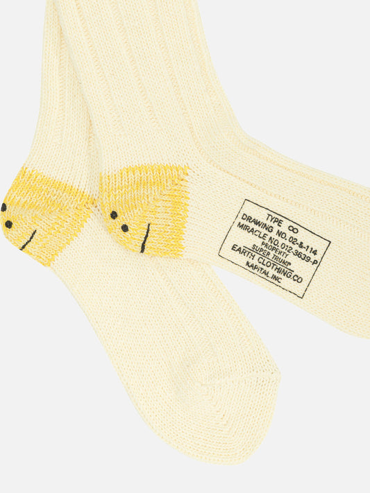 Classic socks Solid colour  White - KAPITAL Men | PLP | VIETTI Online Store | 2
