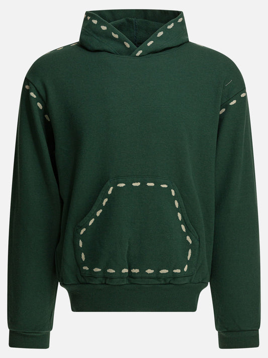 Hoodies Solid colour  Green - KAPITAL Men | PLP | VIETTI Online Store 
