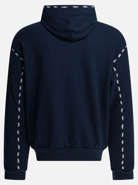 Hoodies Solid colour  Blue - KAPITAL Men | PLP | VIETTI Online Store | 2
