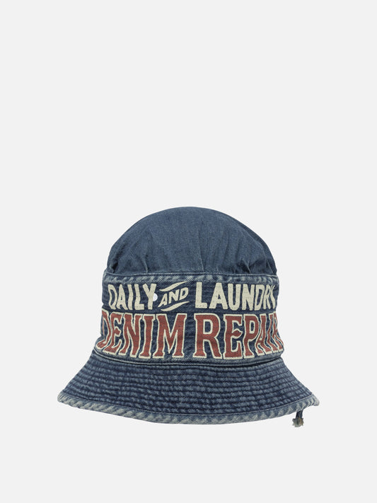 Bucket hats 100% cotton  Blue - KAPITAL Men | VIETTI Online Store 
