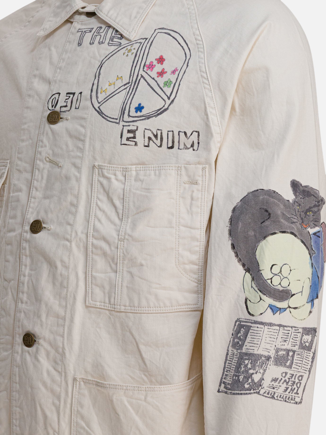 Overshirt jackets Print  Beige - KAPITAL Men | PDP | VIETTI Online Store | thumbnail_4