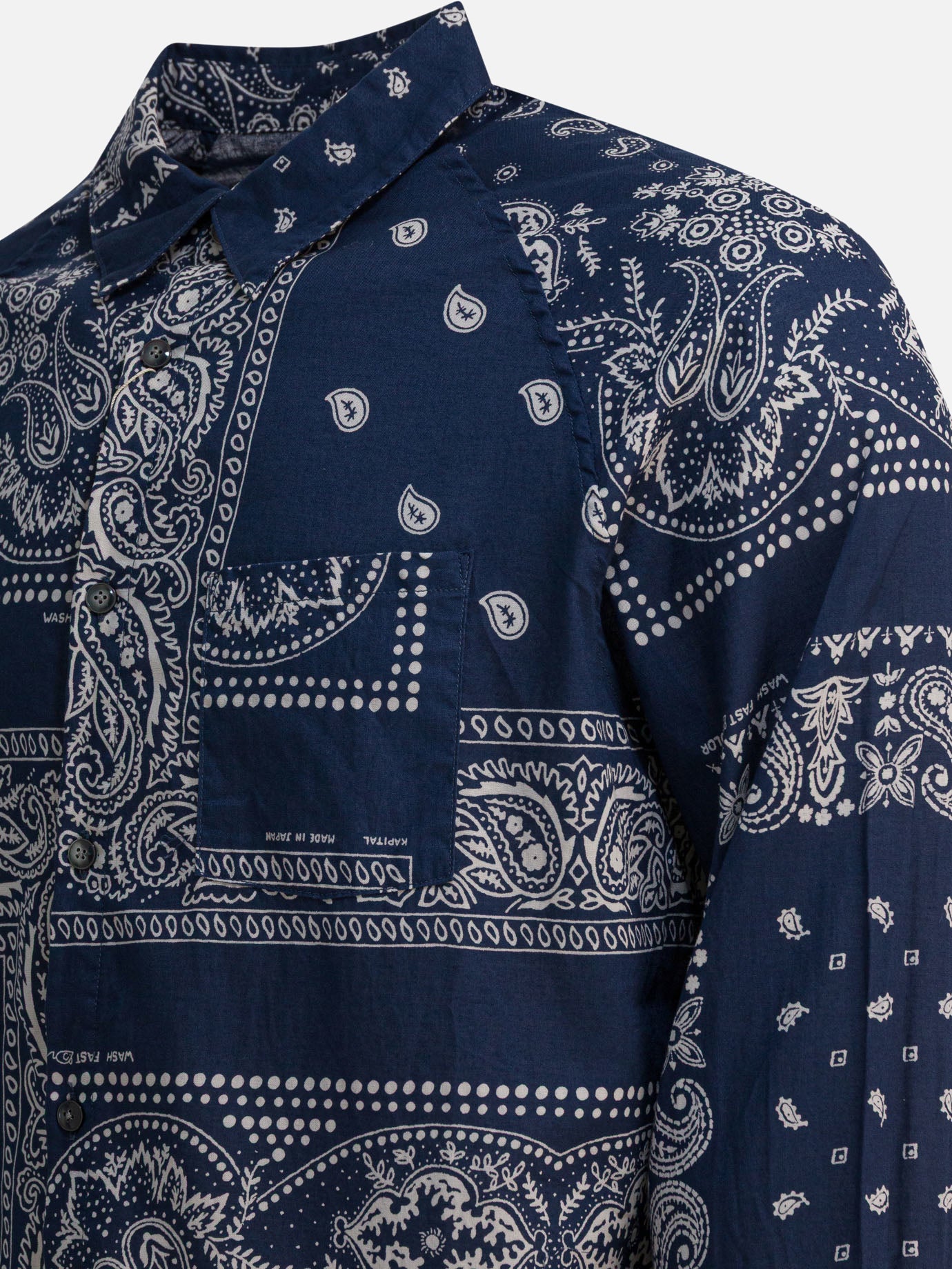 Casual shirts Paisley  Blue - KAPITAL Men | PDP | VIETTI Online Store | thumbnail_4