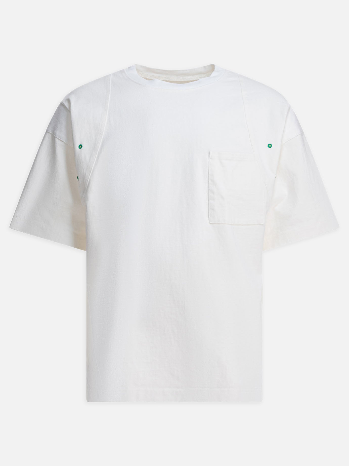 Crewneck t-shirts Solid colour  White - KAPITAL Men | PDP | VIETTI Online Store | Zoom-Modal
