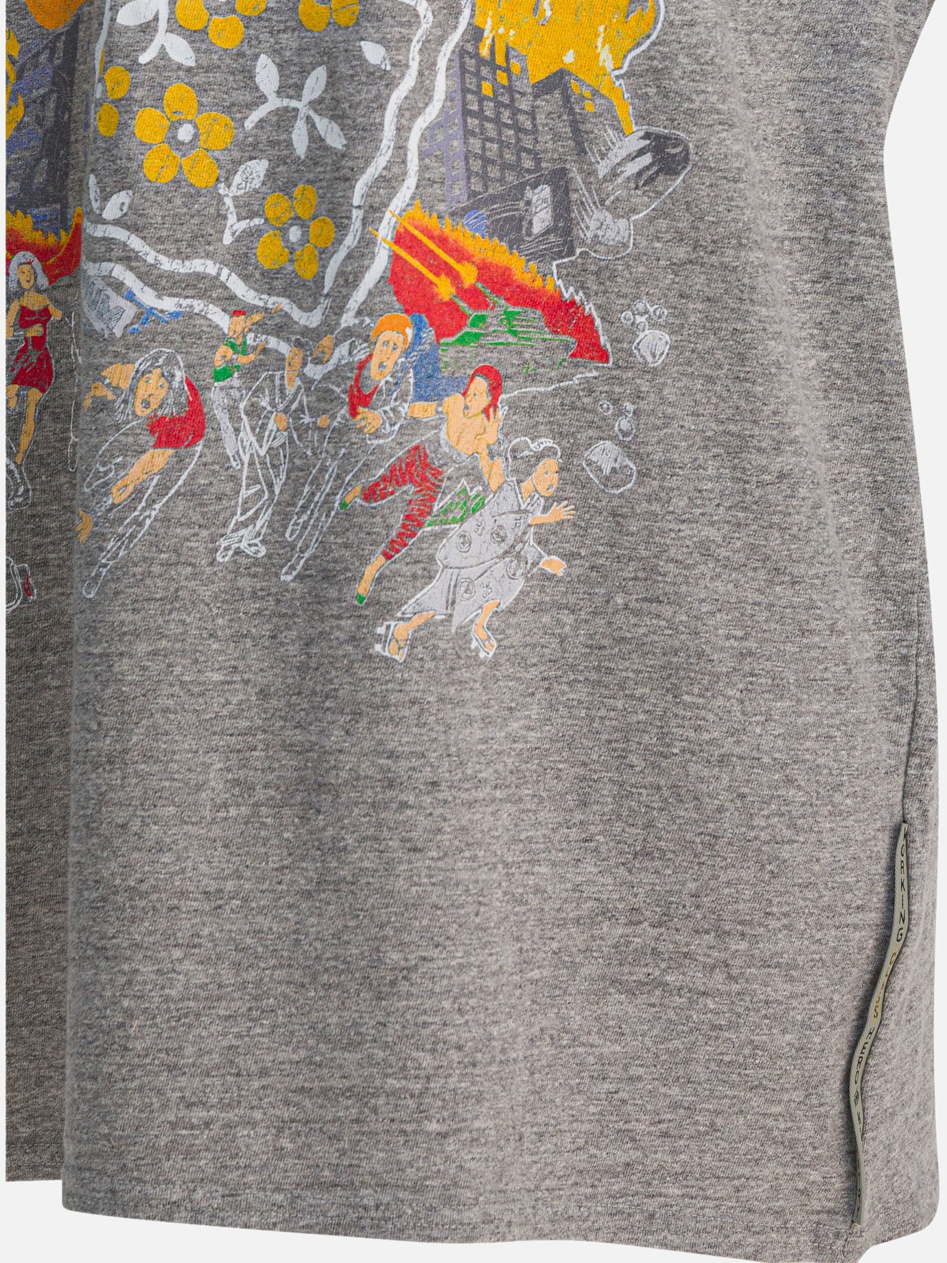 Crewneck t-shirts Print  Grey - KAPITAL Men | PDP | VIETTI Online Store | thumbnail_4