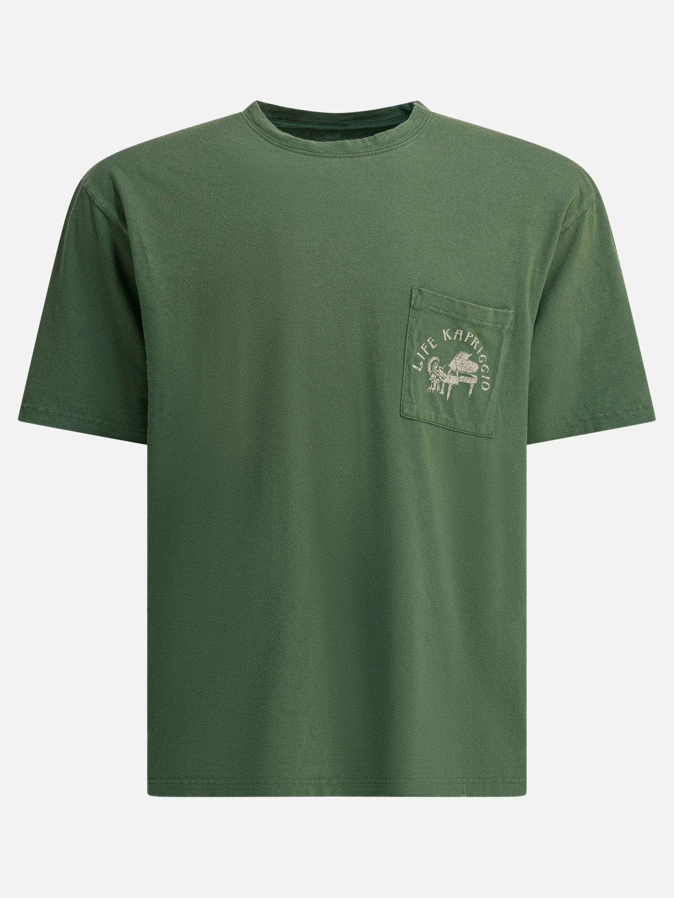Crewneck t-shirts Print  Green - KAPITAL Men | PDP | VIETTI Online Store | thumbnail