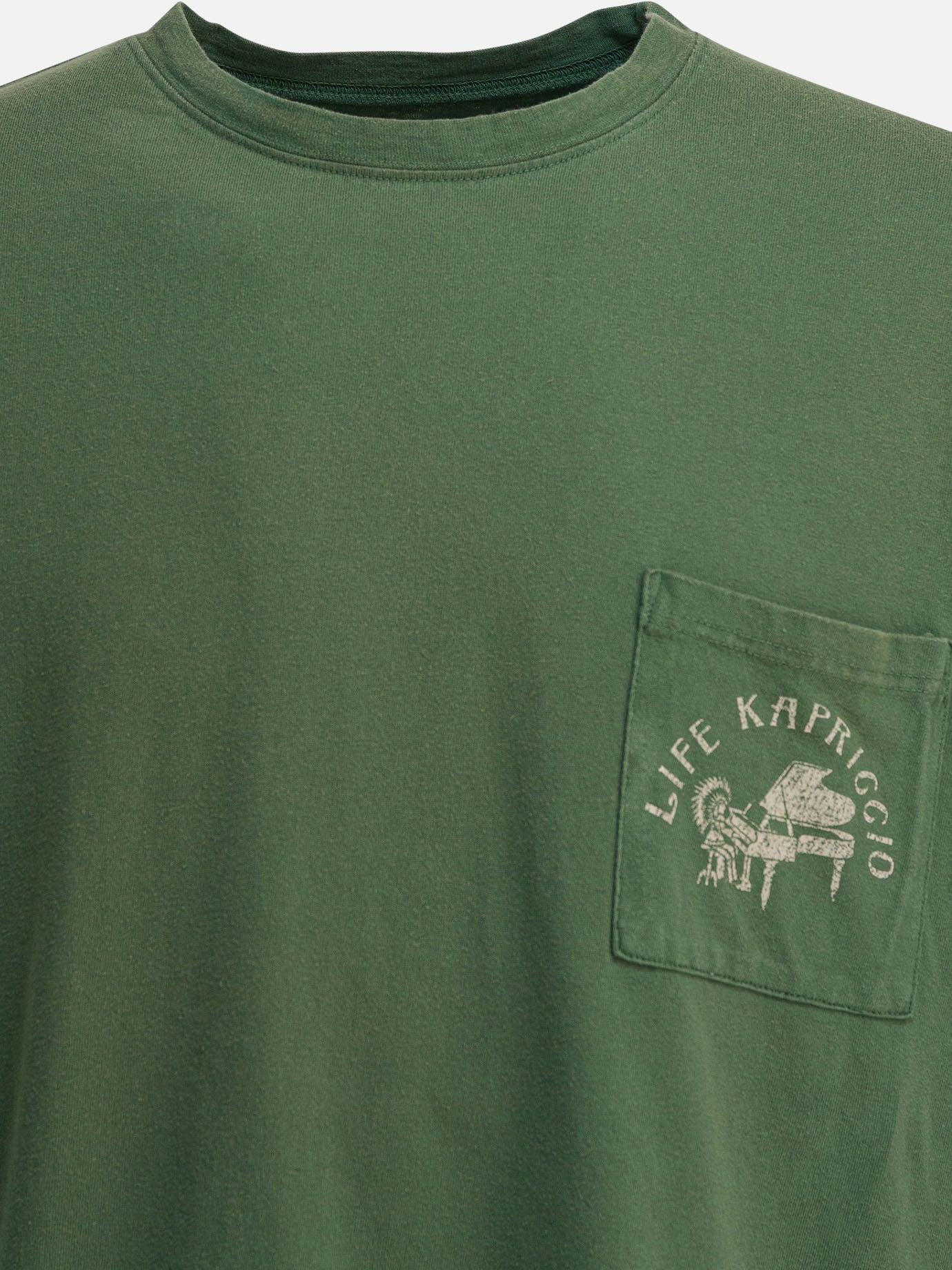 Crewneck t-shirts Print  Green - KAPITAL Men | PDP | VIETTI Online Store | Zoom-Modal_3
