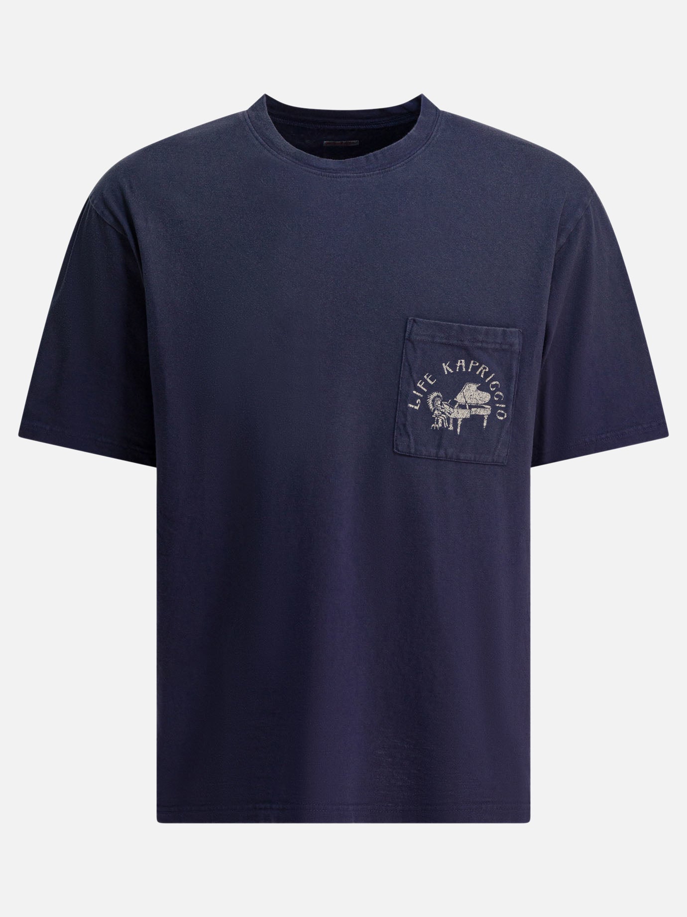 Crewneck t-shirts Print  Blue - KAPITAL Men | PDP | VIETTI Online Store | thumbnail