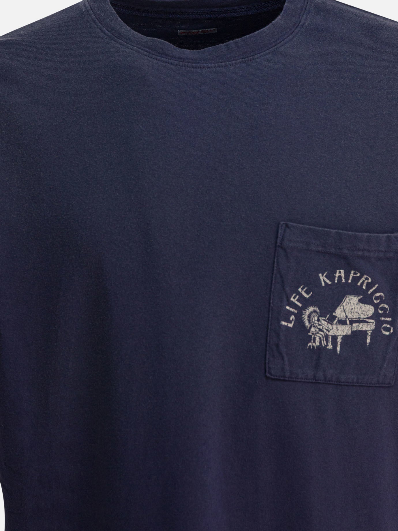 Crewneck t-shirts Print  Blue - KAPITAL Men | PDP | VIETTI Online Store | thumbnail_3