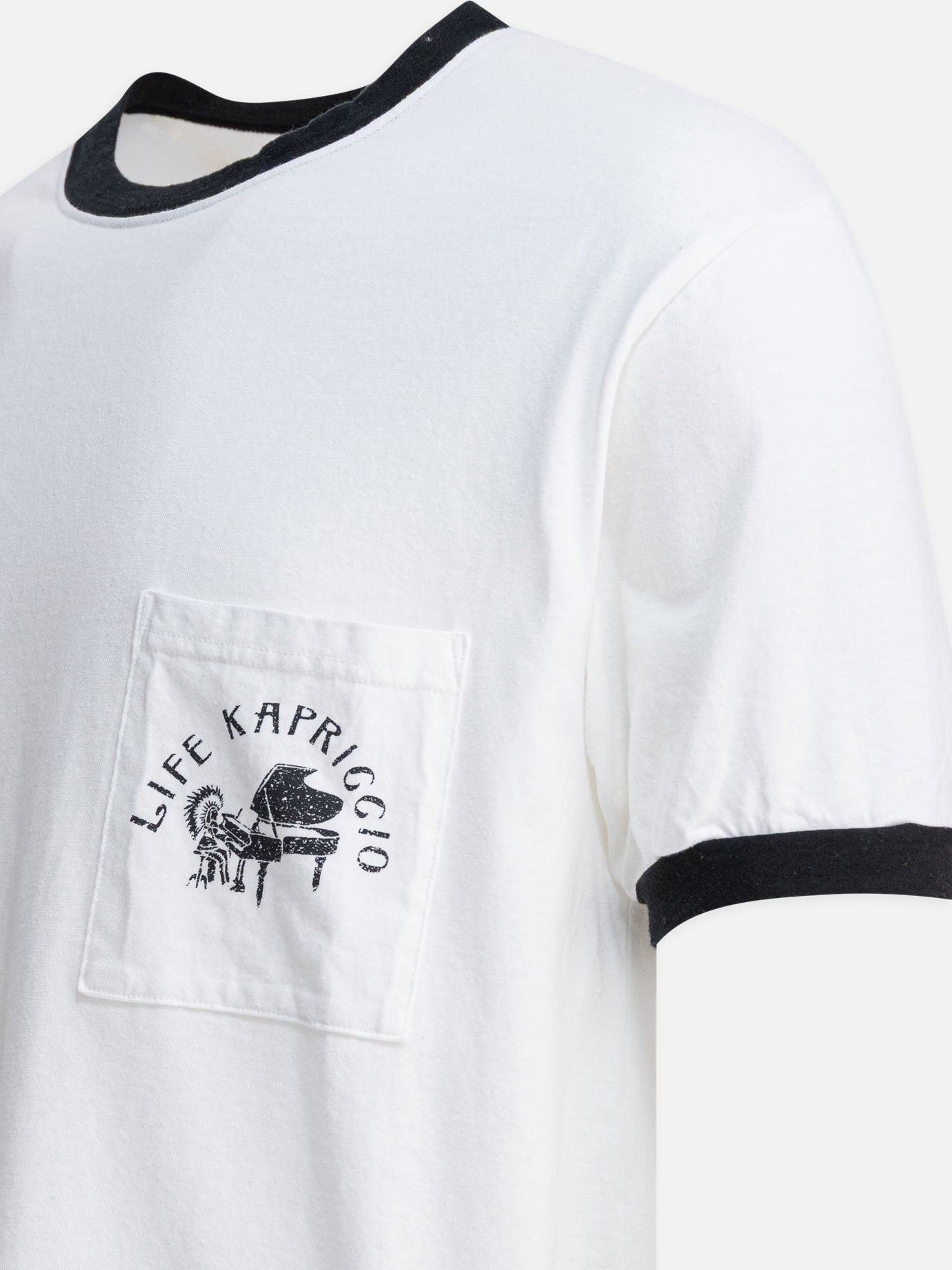 Crewneck t-shirts Print  White - KAPITAL Men | PDP | VIETTI Online Store | thumbnail_4