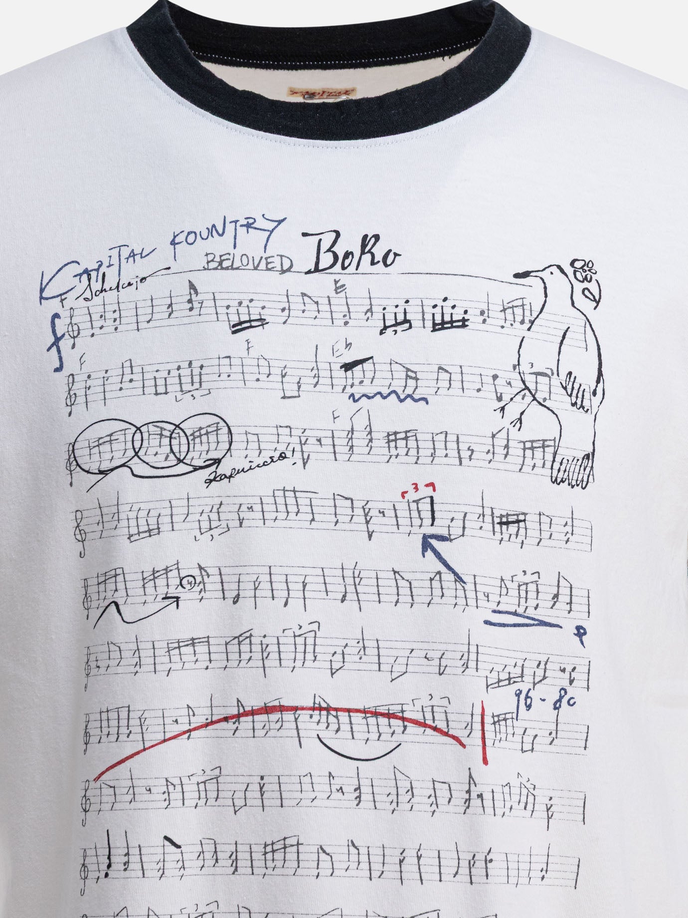 Crewneck t-shirts Print  White - KAPITAL Men | PDP | VIETTI Online Store | Zoom-Modal_3
