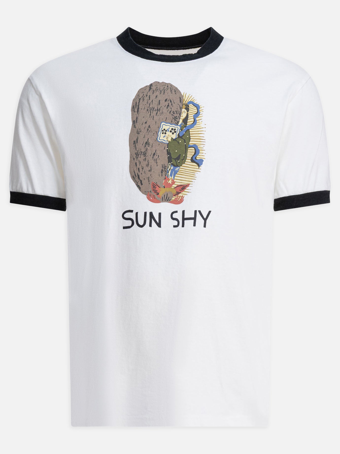 Crewneck t-shirts Print  White - KAPITAL Men | PDP | VIETTI Online Store | Zoom-Modal
