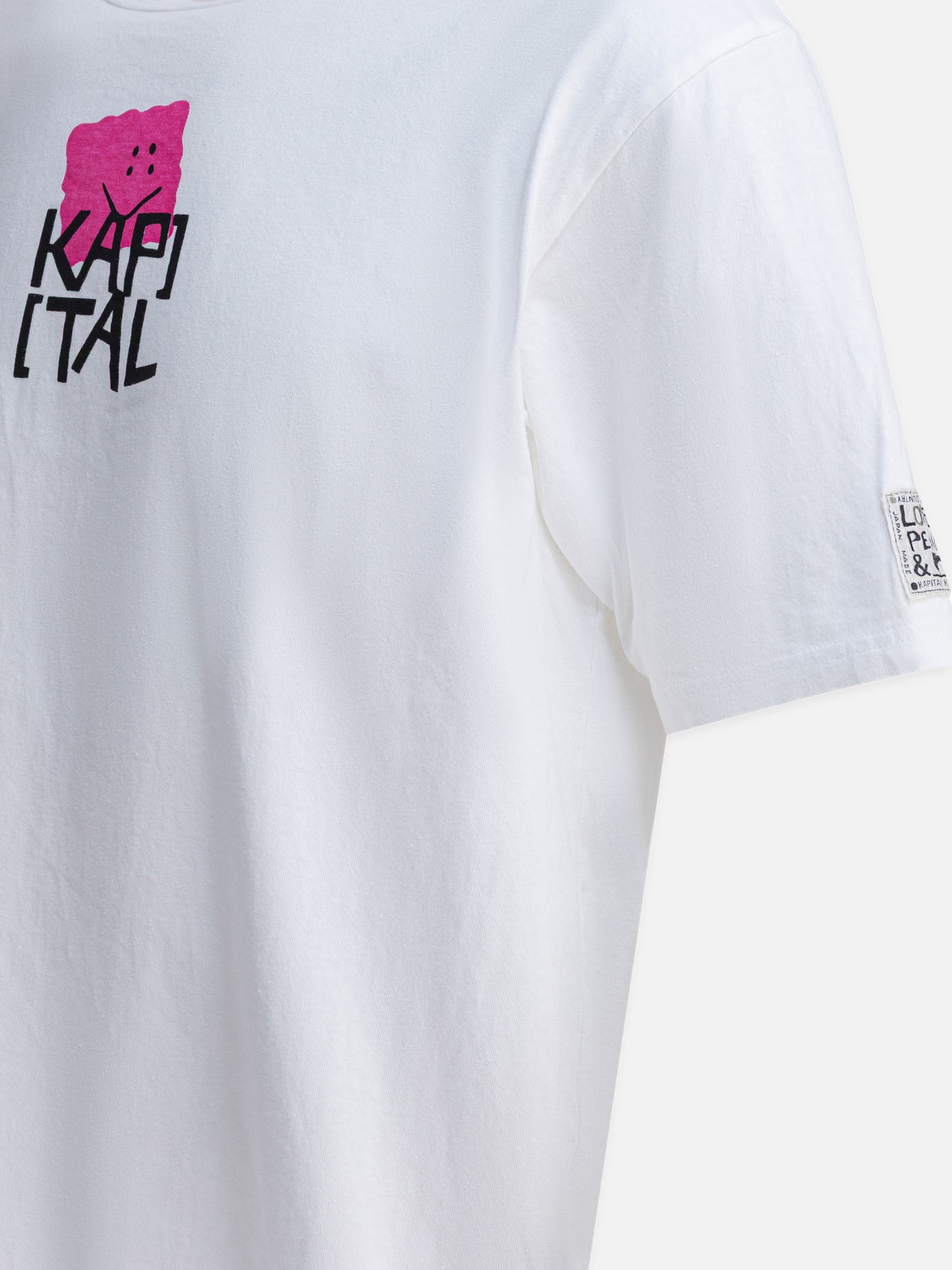 Crewneck t-shirts Logo  White - KAPITAL Men | PDP | VIETTI Online Store | Zoom-Modal_4
