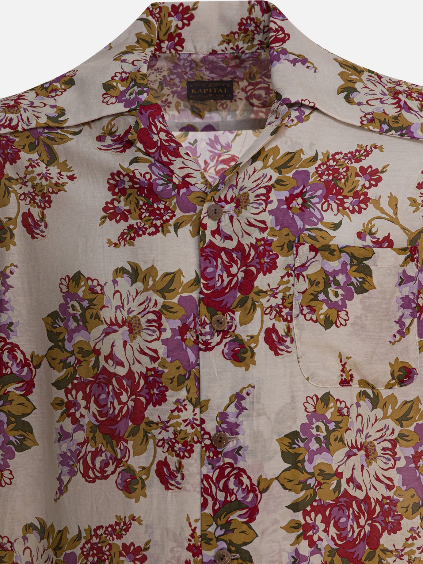 Casual shirts Floral  Pink - KAPITAL Men | PDP | VIETTI Online Store | thumbnail_3