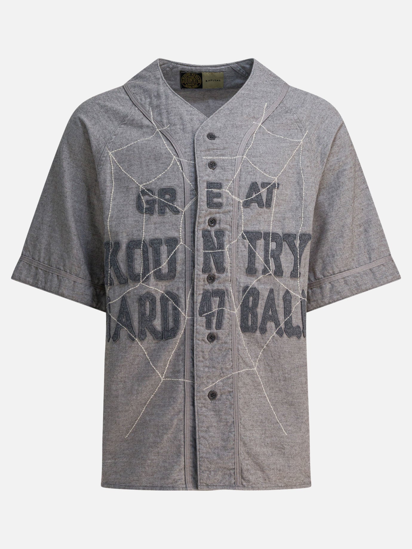 Casual shirts Print  Grey - KAPITAL Men | PDP | VIETTI Online Store | thumbnail