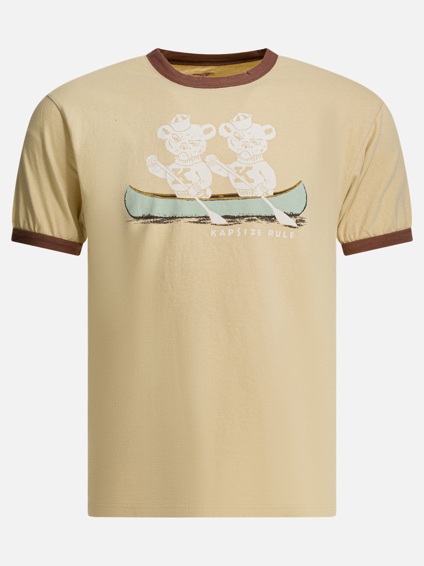 Crewneck t-shirts Graphics  Beige - KAPITAL Men | PDP | VIETTI Online Store | Zoom-Modal
