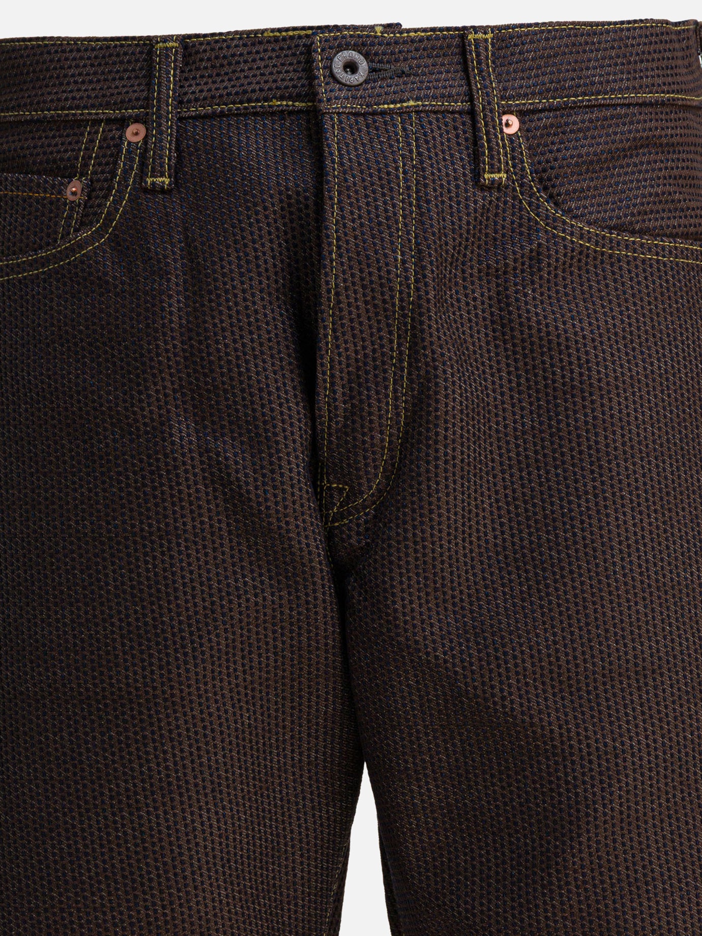 Straight-leg jeans Denim  Brown - KAPITAL Men | PDP | VIETTI Online Store | Zoom-Modal_3
