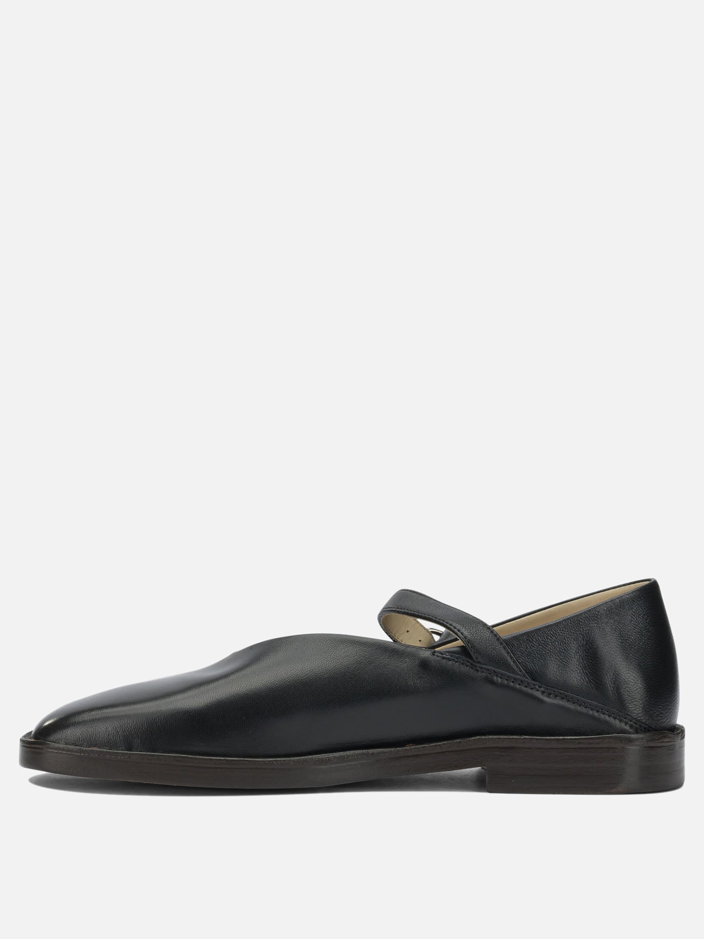 Mary Jane ballet flats 100% calf leather  Black - Lemaire Women | PDP | VIETTI Online Store | Zoom-Modal_3
