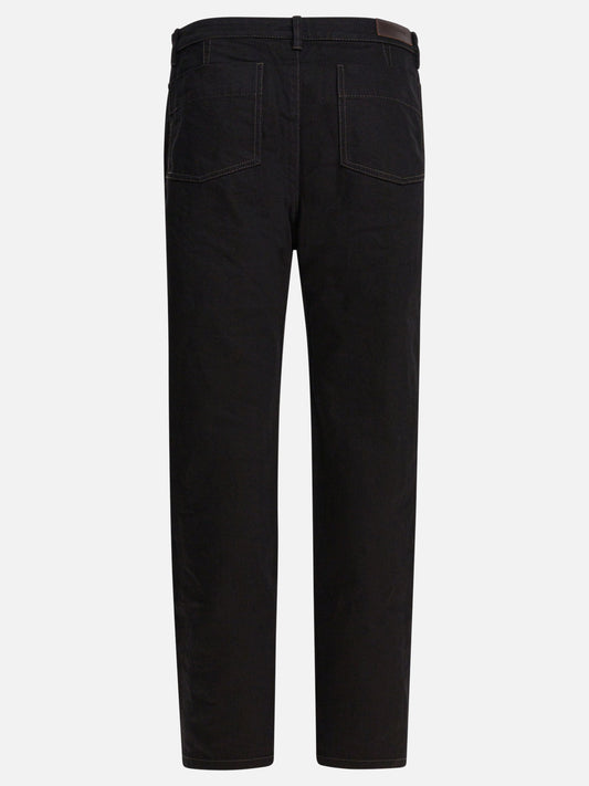 Straight-leg jeans Solid colour  Black - Lemaire Women | PLP | VIETTI Online Store | 2
