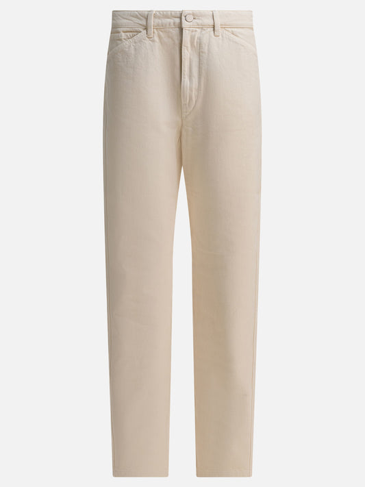 Straight-leg jeans Solid colour  Beige - Lemaire Women | PDP | VIETTI Online Store 
