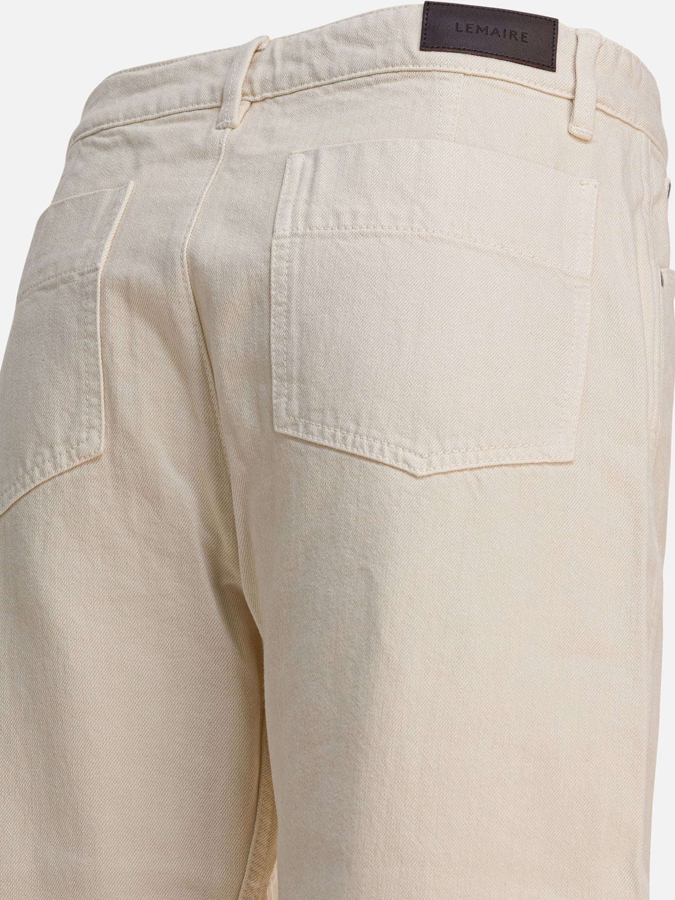 Straight-leg jeans Solid colour  Beige - Lemaire Women | PDP | VIETTI Online Store | Zoom-Modal_4
