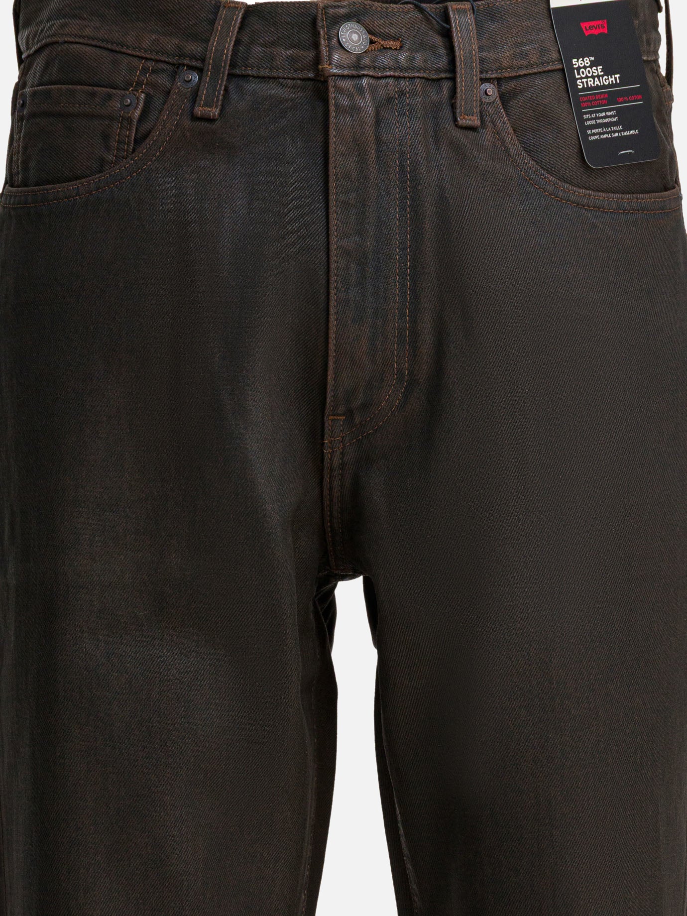 Wide-leg jeans Denim  Brown - Levi&#39;s Men | PDP | VIETTI Online Store | thumbnail_3