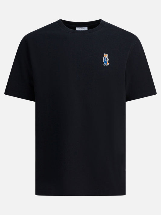 Crewneck t-shirts Logo  Black - Maison Kitsuné Men | PDP | VIETTI Online Store 
