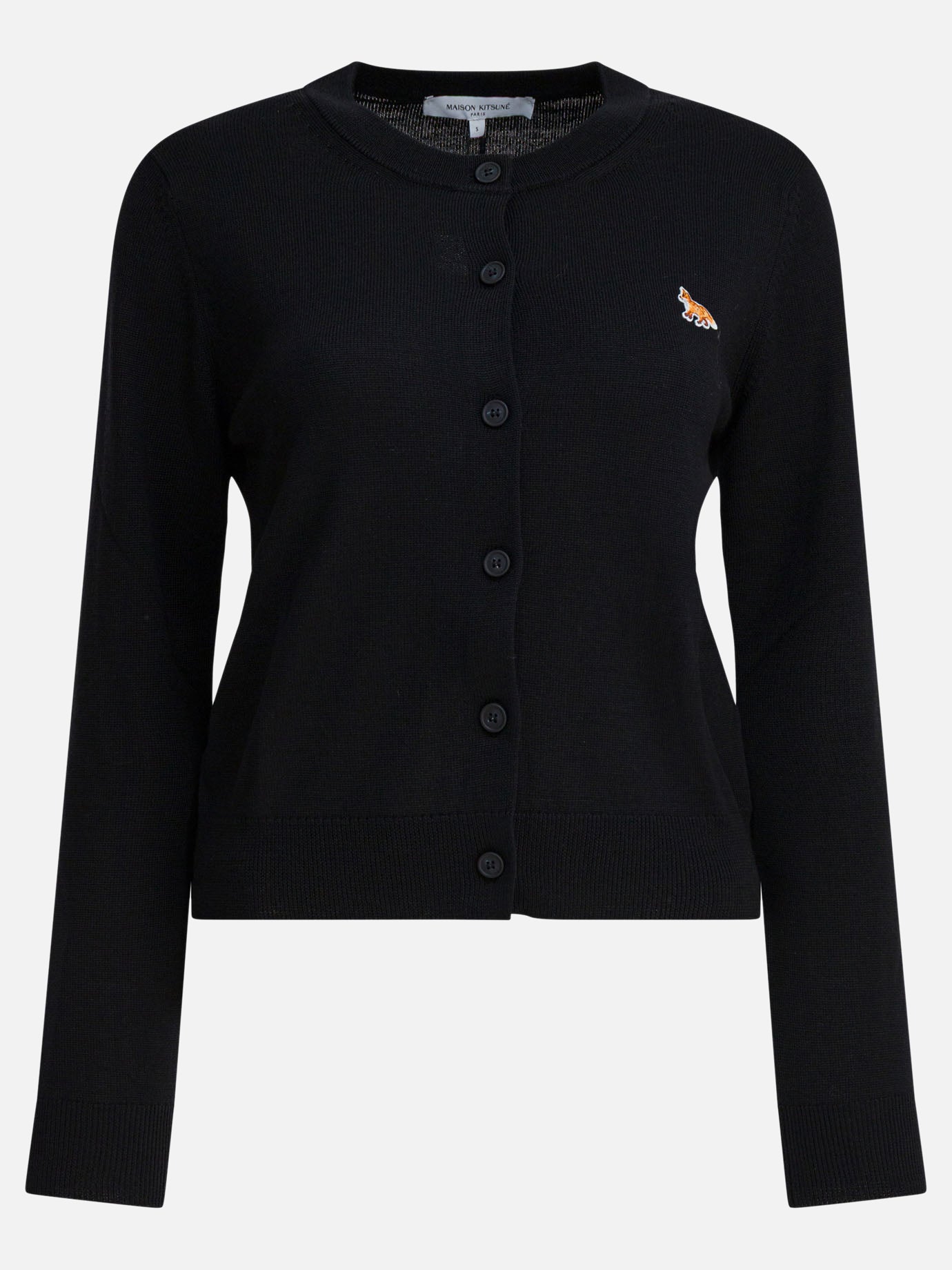 Cardigans Logo  Black - Maison Kitsuné Women | PDP | VIETTI Online Store | Zoom-Modal

