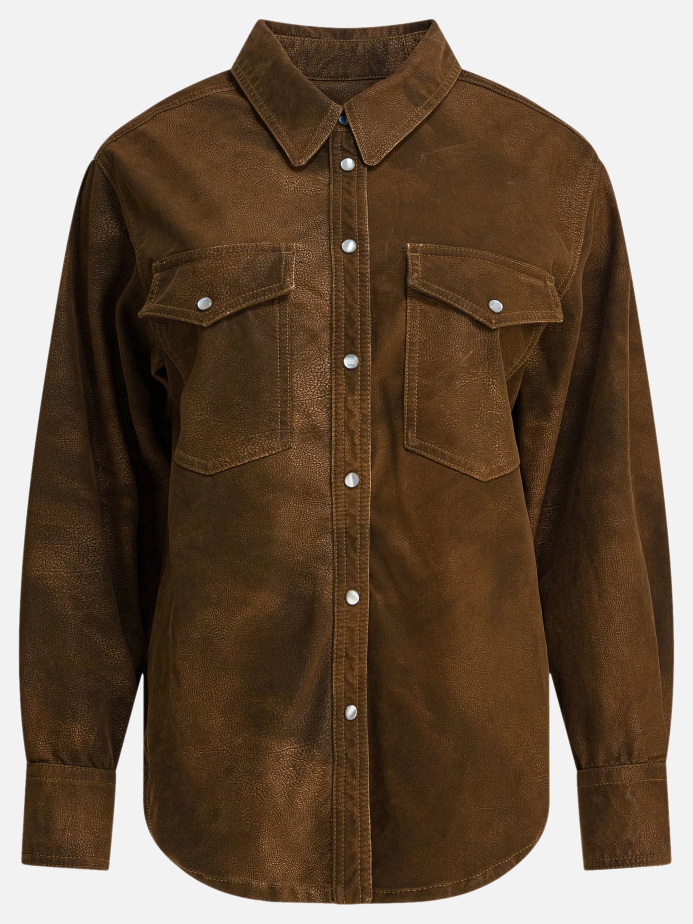 Casual shirts Print  Brown - Marant Étoile Women | PDP | VIETTI Online Store | Zoom-Modal
