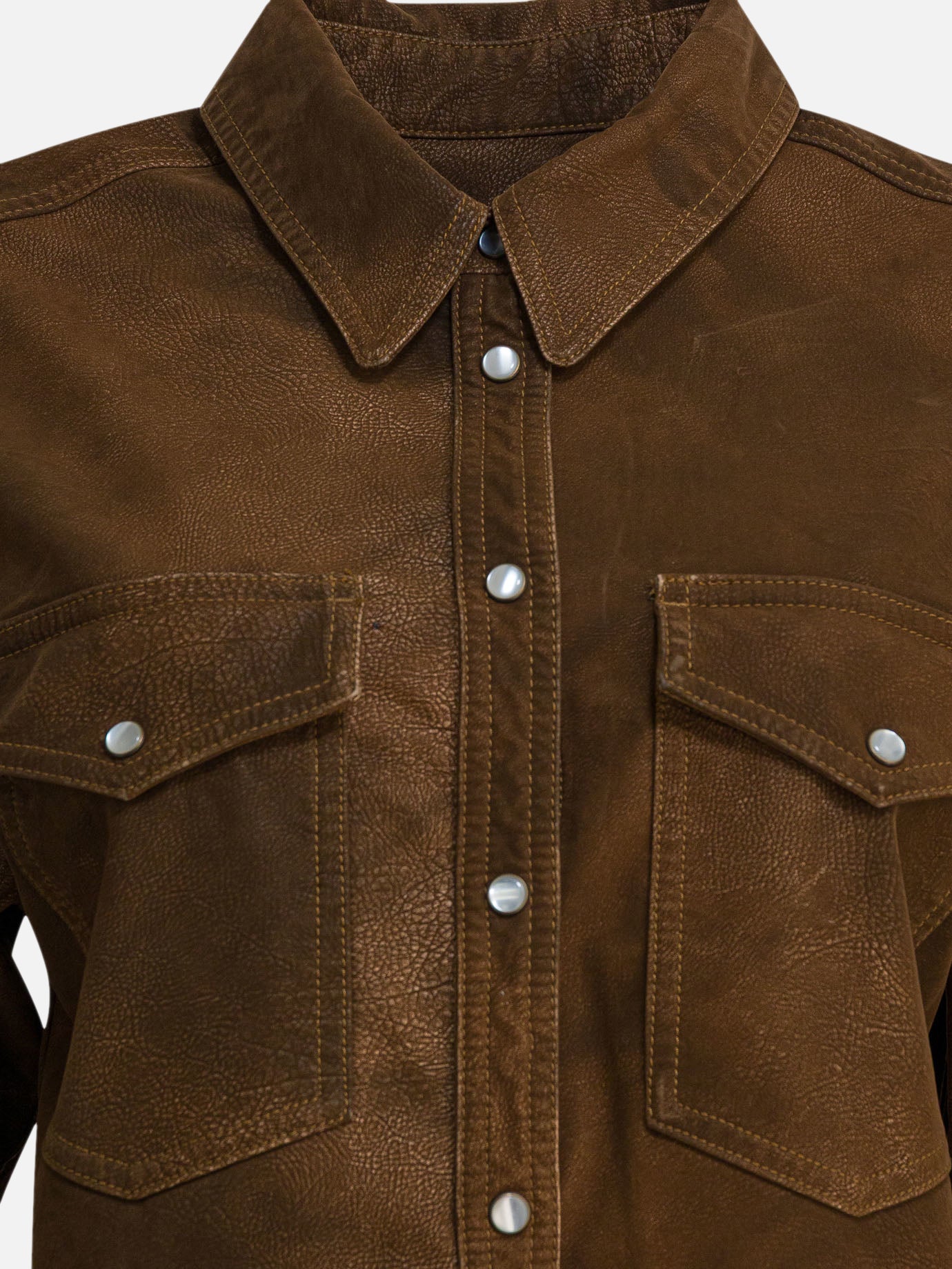 Casual shirts Print  Brown - Marant Étoile Women | PDP | VIETTI Online Store | thumbnail_3