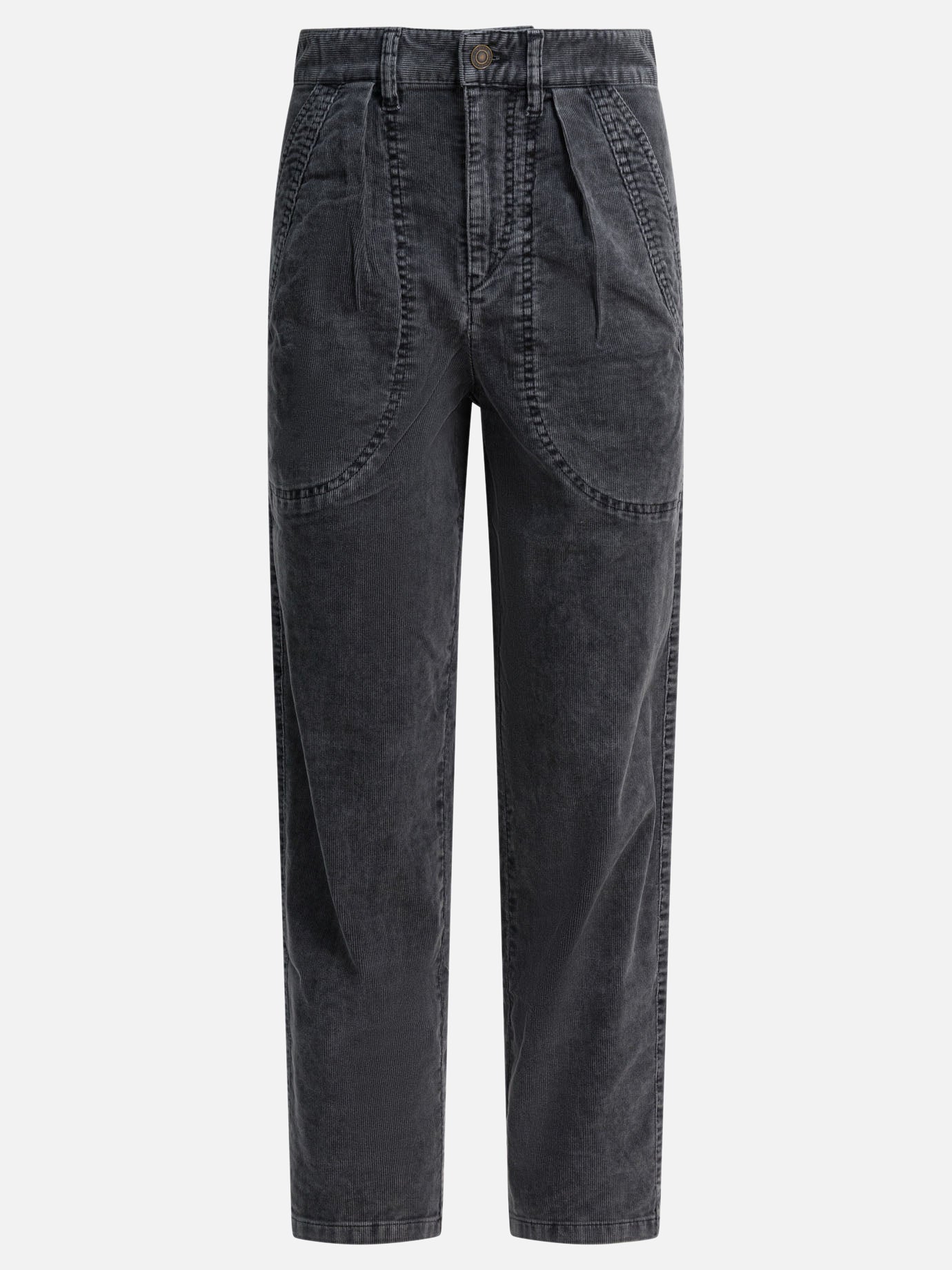 Leisure trousers Solid colour  Black - Marant Étoile Women | PDP | VIETTI Online Store | Zoom-Modal
