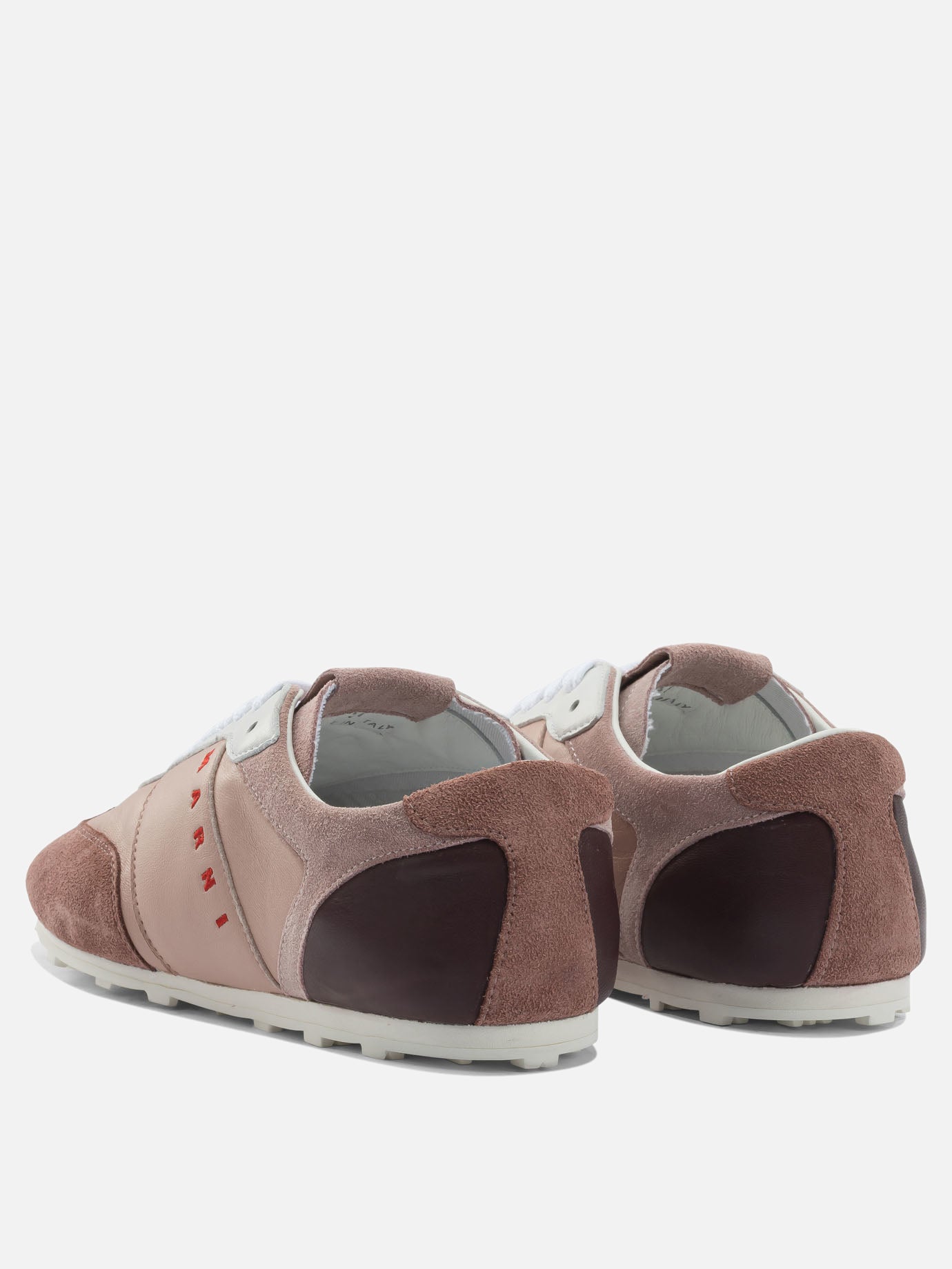 Low top sneakers 100% ovine leather - 100% rubber  Pink - Marni Women | PDP | VIETTI Online Store | thumbnail_4