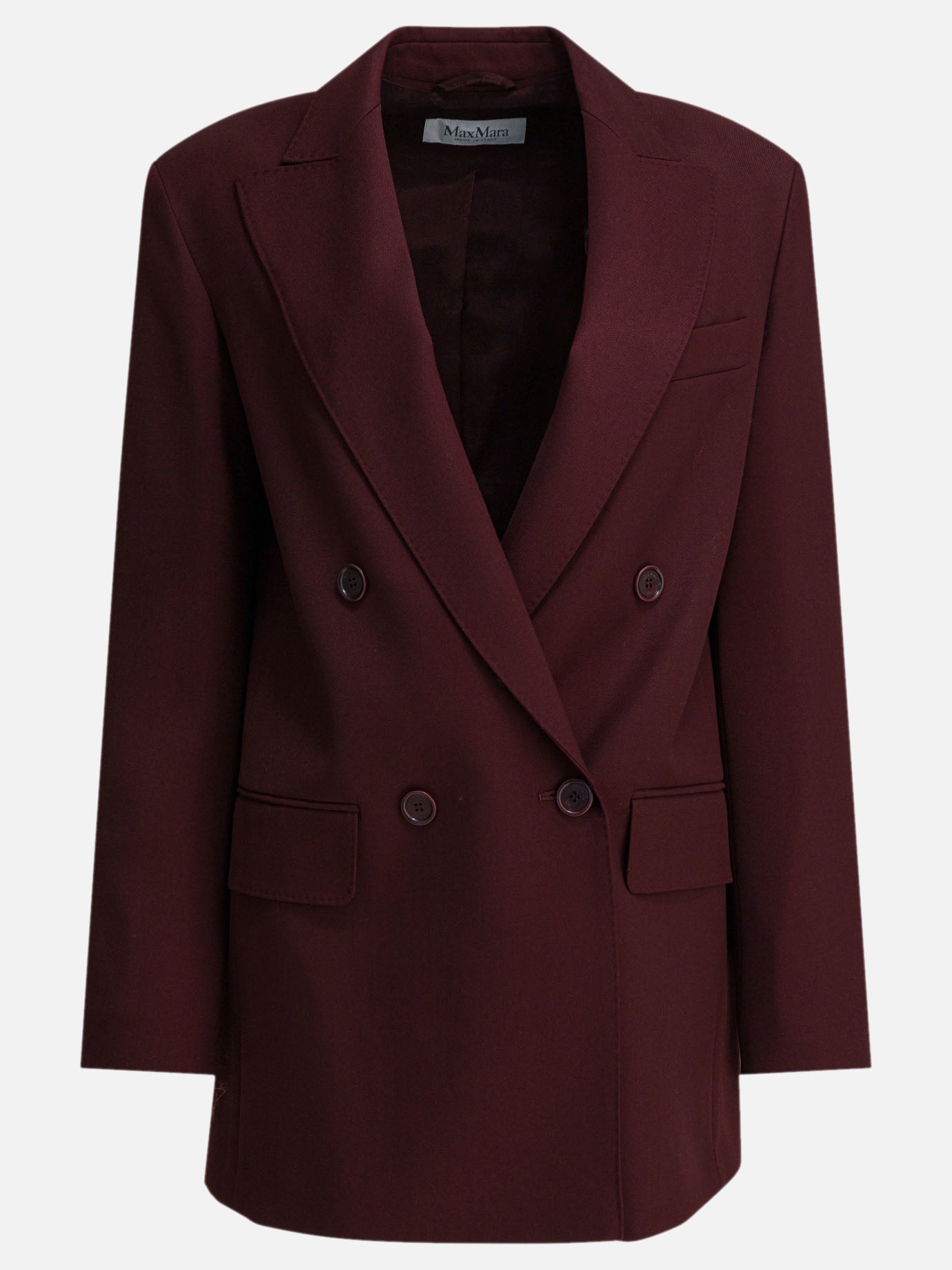 Blazers Solid colour  Bordeaux - Max Mara Women | PDP | VIETTI Online Store | thumbnail