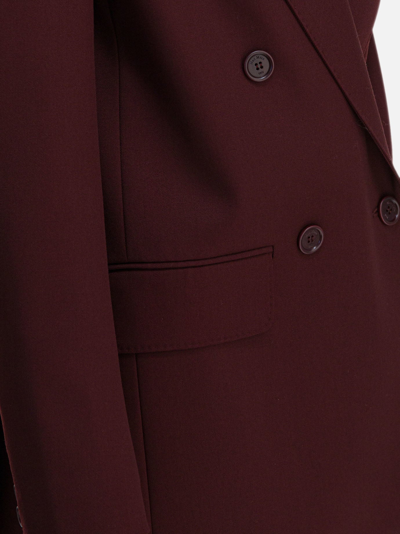 Blazers Solid colour  Bordeaux - Max Mara Women | PDP | VIETTI Online Store | thumbnail_4