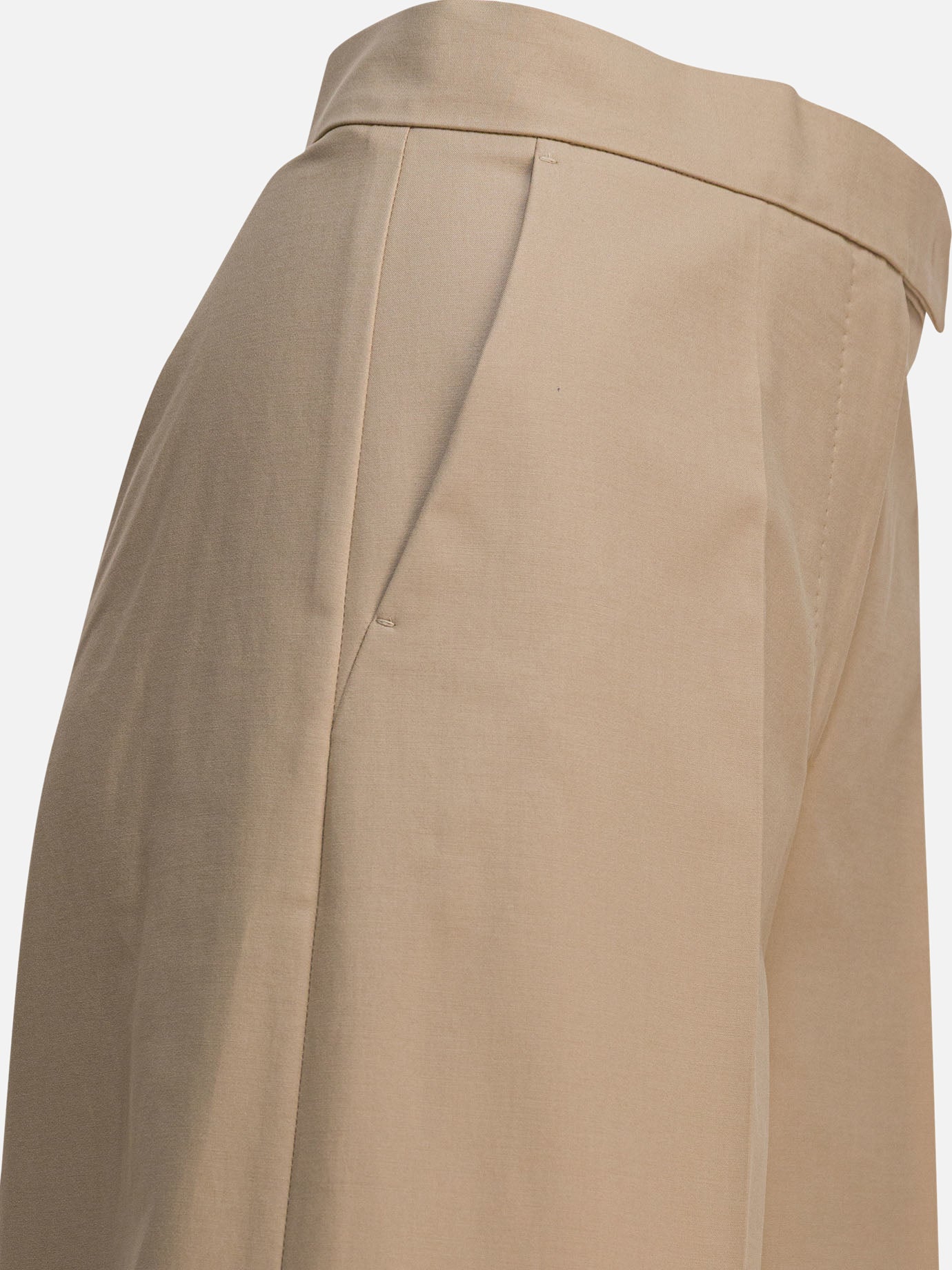 Leisure trousers Solid colour  Beige - Max Mara Women | PDP | VIETTI Online Store | thumbnail_4