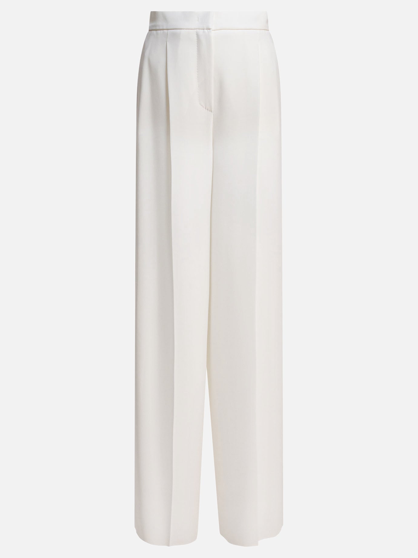 Leisure trousers Solid colour  White - Max Mara Women | PDP | VIETTI Online Store | thumbnail