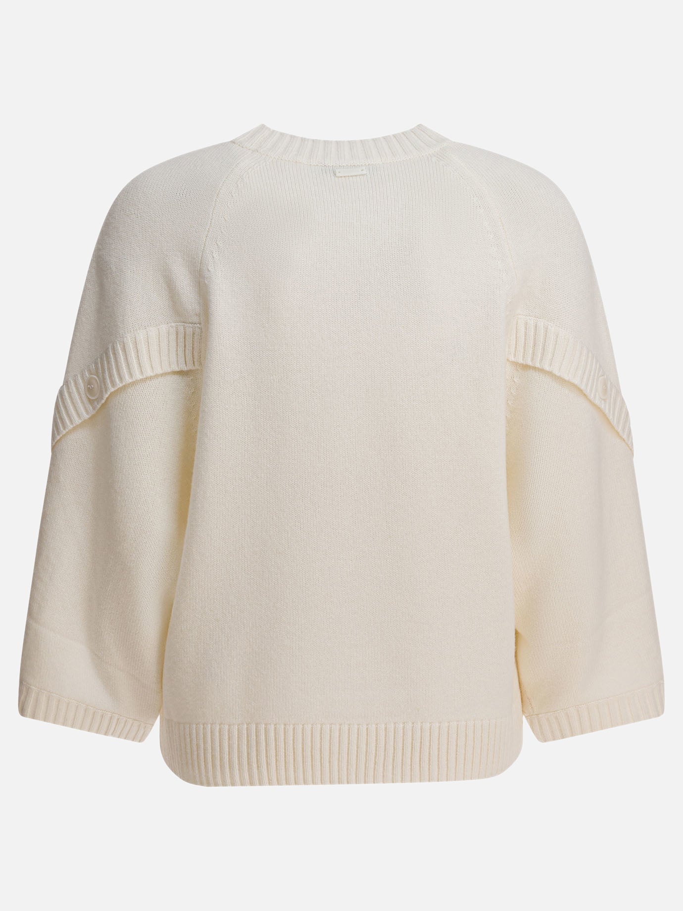 Crewneck sweaters Solid colour  White - Max Mara Women | PDP | VIETTI Online Store | Zoom-Modal_2

