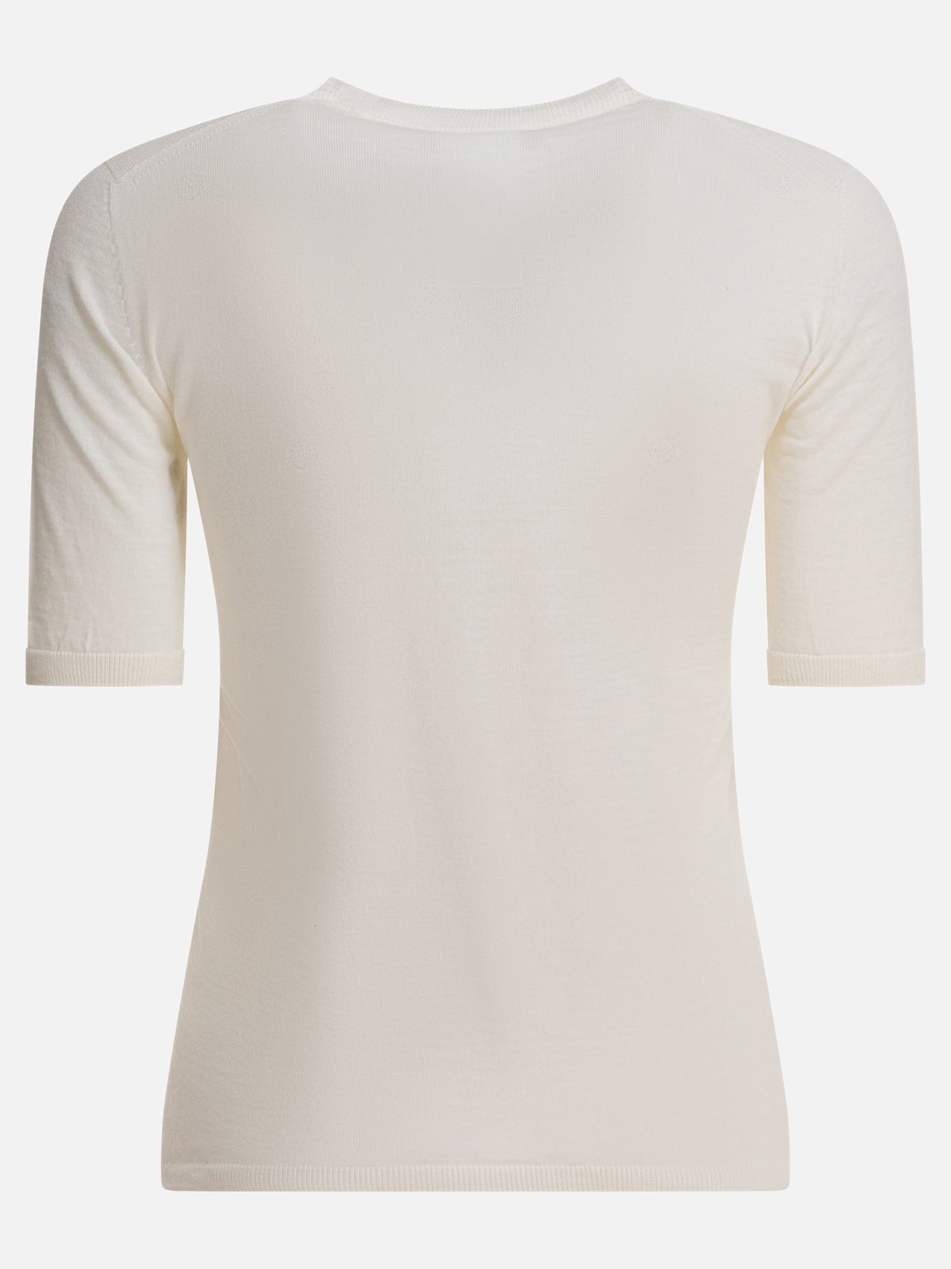 Crewneck t-shirts Solid colour  White - Max Mara Women | PDP | VIETTI Online Store | Zoom-Modal_2
