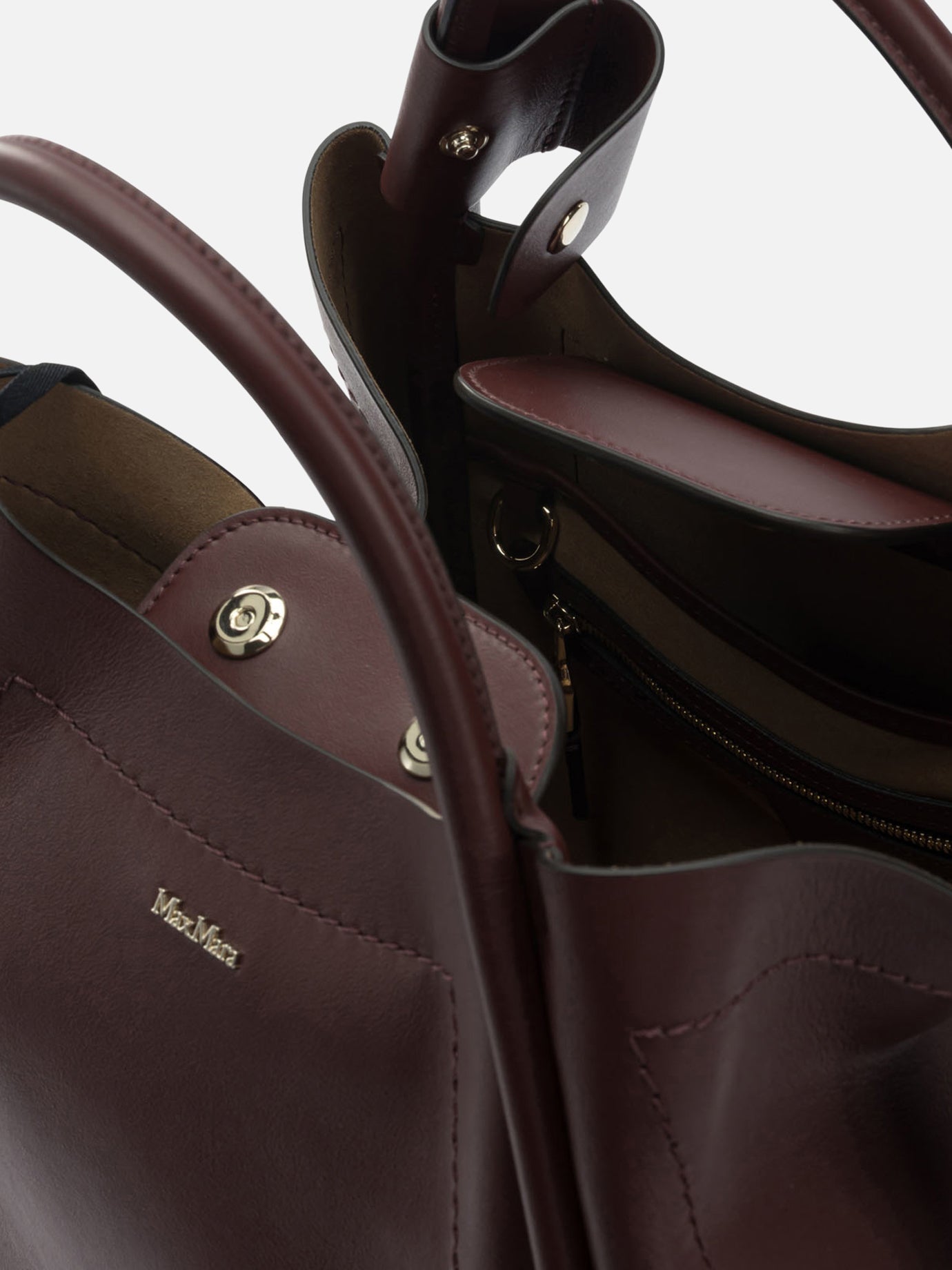 Medium bags 100% cow leather  Bordeaux - Max Mara Women | PDP | VIETTI Online Store | Zoom-Modal_5
