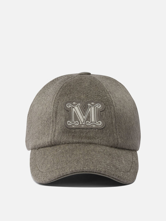 Trucker caps 100% cashmere  Grey - Max Mara Women | PDP | VIETTI Online Store 
