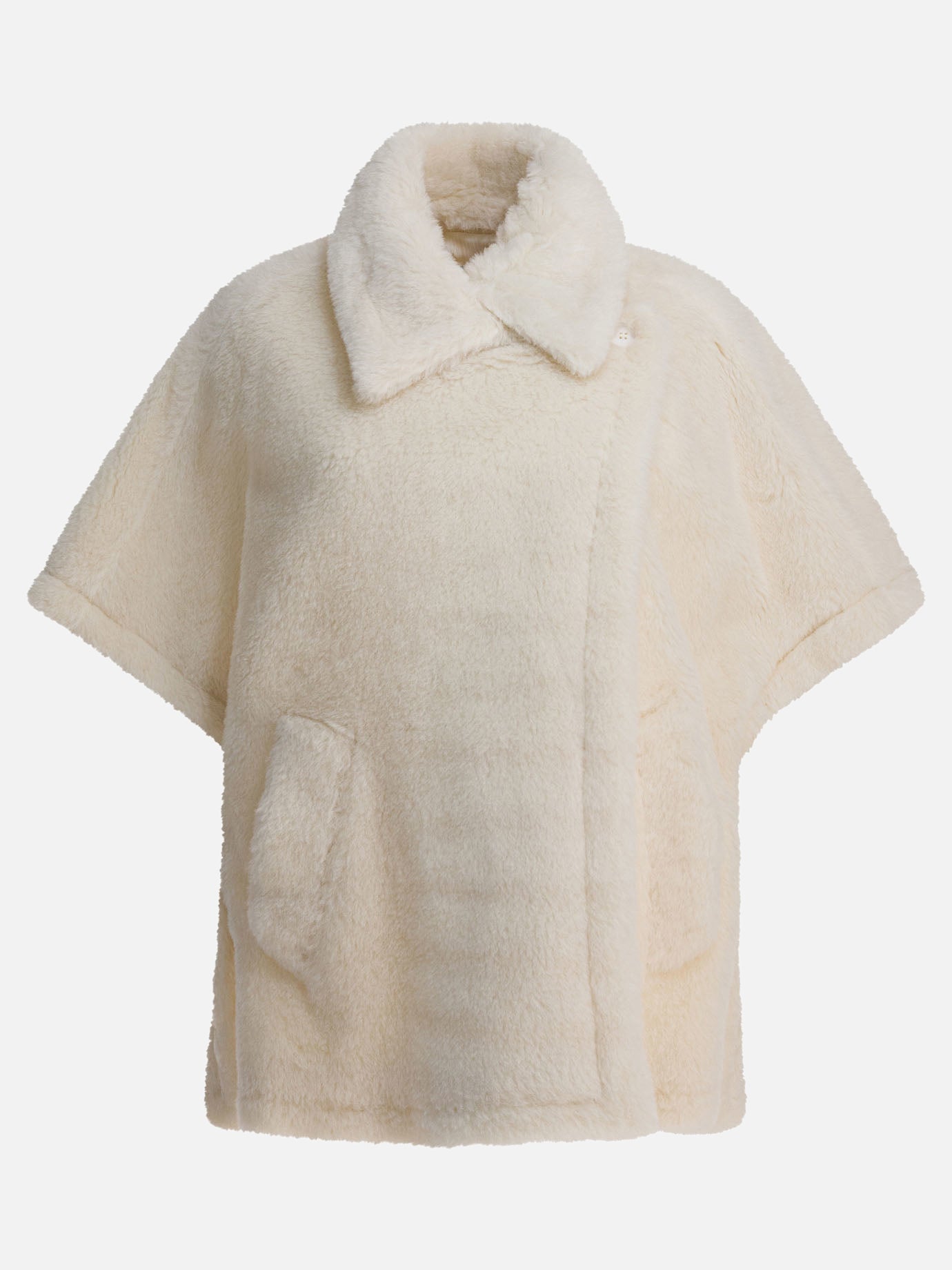 Capes Solid colour  White - Max Mara Women | PDP | VIETTI Online Store | thumbnail
